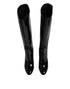 Dolce & Gabbana Vally High Boots Shoes in Black Patent Leather – Women’s