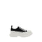 Alexander McQueen Black White Tread Slick Sneakers Shoes