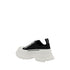Alexander McQueen Black White Tread Slick Sneakers Shoes