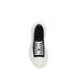 Alexander McQueen Black White Tread Slick Sneakers Shoes