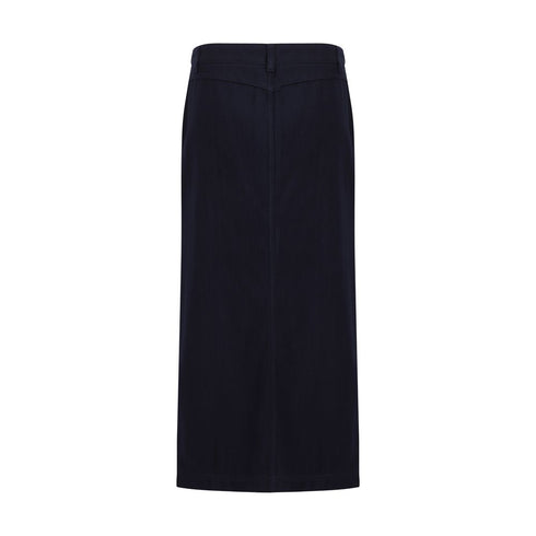 Giorgio Armani Blue Cotton Skirt