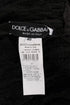 Dolce & Gabbana Black Fringes Wool Pullover Sweater