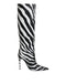 Dolce & Gabbana Black White Zebra Heels High Boots Shoes - Women’s