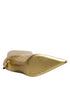 Dolce & Gabbana Gold Leather Stiletto Heels High Boots Shoes - Women’s
