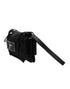 Dolce & Gabbana Black Fabric Logo Two Way Clutch Crossbody Bag for Women