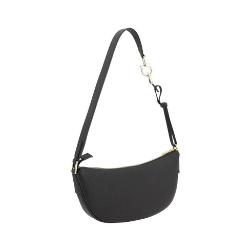 Ferragamo Hobo Shoulder Bag – Black Calf Leather Women's