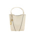 Chloé Spin Shoulder Bag in Off-White Calf Leather for Women