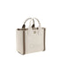 Chloé Carry Tote Bag in Cotton with Leather Trim – Women’s AW25
