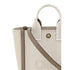 Chloé Carry Tote Bag in Cotton with Leather Trim – Women’s AW25
