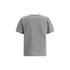 Saint Laurent Grey Cotton Oversized T-shirt