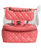 Chanel Pink Vinyl & Leather Backpack – Series 25 – Silver Hardware – Women’s