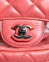 Chanel Pink Vinyl & Leather Backpack – Series 25 – Silver Hardware – Women’s