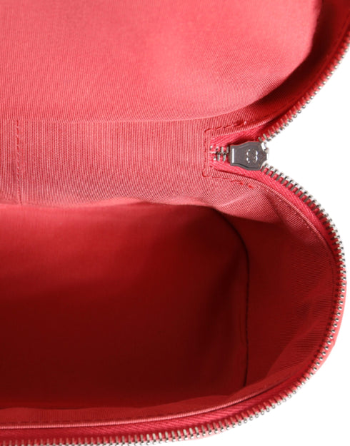 Chanel Pink Vinyl & Leather Backpack – Series 25 – Silver Hardware – Women’s