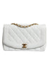 Chanel Diana Medium Flap Bag – White Caviar Leather with Gold Hardware – Women’s