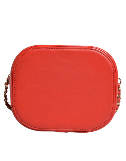 Chanel 28 Series Vanity Case – Red Lambskin Leather – Pale Gold Hardware – Women’s