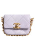 Chanel Mini Framing Chain Flap Bag – Light Purple Calfskin – Gold Hardware – Women’s