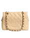 Chanel Matelasse Caviar De Coco Chain Tote Bag – Beige Leather – Gold Hardware – Women’s