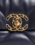 Chanel 19 Large Flap Bag – Navy Blue Quilted Lambskin with Mixed Metal Hardware – Women’s