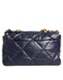 Chanel 19 Large Flap Bag – Navy Blue Quilted Lambskin with Mixed Metal Hardware – Women’s