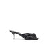 Dolce & Gabbana Keira Slide Sandals – Black Python Leather Kitten Heels for Women