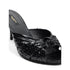 Dolce & Gabbana Keira Slide Sandals – Black Python Leather Kitten Heels for Women