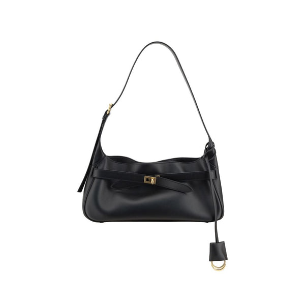 Balenciaga Bel Air Small Shoulder Bag in Black Calf Leather for Women