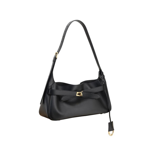 Balenciaga Bel Air Small Shoulder Bag in Black Calf Leather for Women