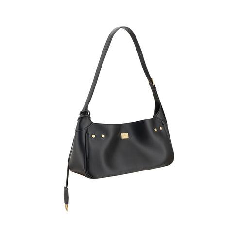 Balenciaga Bel Air Small Shoulder Bag in Black Calf Leather for Women