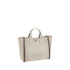 Chloé Carry Beige Canvas Shoulder Bag for Women