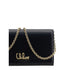 Chloé Black Calf Leather Iconic Pochette with Chain Strap – Women