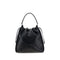 Brunello Cucinelli Mellow Bucket Bag in Black Calf Leather – Women’s Drawstring Tote