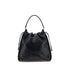 Brunello Cucinelli Mellow Bucket Bag in Black Calf Leather – Women’s Drawstring Tote