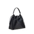 Brunello Cucinelli Mellow Bucket Bag in Black Calf Leather – Women’s Drawstring Tote