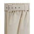 Brunello Cucinelli Cream Wide Long Skirt