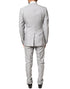 Dolce & Gabbana Light Gray Wool GOLD 2 Piece Formal Suit