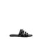 Balenciaga Studded Sandals for Women – Black Lamb & Calf Leather Flats
