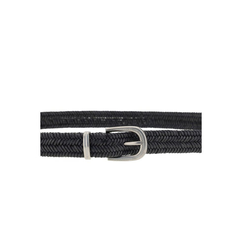 Brunello Cucinelli Braided stretch leather Belt
