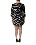 Dolce & Gabbana Black White Zebra A-line Sheath Mini Dress