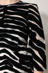 Dolce & Gabbana Black White Zebra A-line Sheath Mini Dress