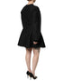 Dolce & Gabbana Black Cotton Long Sleeves A-line Mini Dress