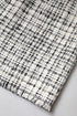 Dolce & Gabbana White Black High Waist Tartan Tweed Mini Skirt