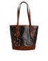 Dolce & Gabbana Brown Leopard Leather Shoulder Strap Tote Bag for Women