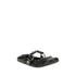 Balenciaga City Ballerina Flats Sandals for Women – Black Lamb Leather Shoes
