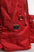 Dolce & Gabbana Red #DGFAMILY Vulcano Nylon and Leather Embellished Backpack Bag