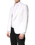 Dolce & Gabbana White Single Breasted Men Coat Blazer Suit