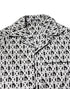 Dolce & Gabbana Black White DG Print Cotton Pajama Set Sleepwear