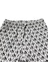 Dolce & Gabbana Black White DG Print Cotton Pajama Set Sleepwear
