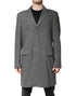 Dolce & Gabbana Gray Wool Single Breasted Trench Coat Jacket