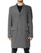 Dolce & Gabbana Gray Wool Single Breasted Trench Coat Jacket