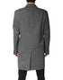 Dolce & Gabbana Gray Wool Single Breasted Trench Coat Jacket